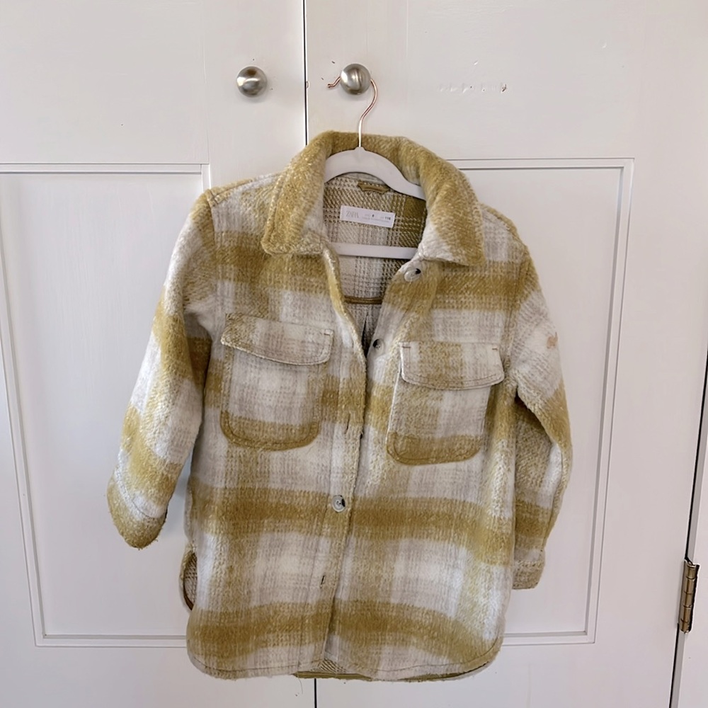 Girls flannel coat